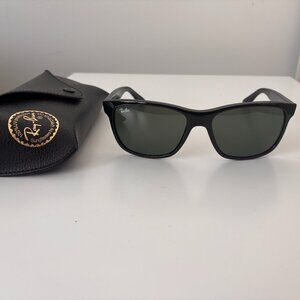 Ray-Ban RB4181 with green lenses (black frame) Polarized
